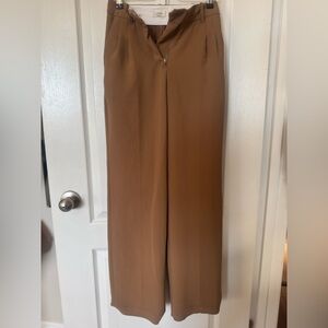 Aritzia Tan Wide Leg Women's Pants